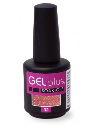 Gel Plus 32 Rosa Glitter